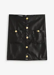 Kjol i skinnimitation, bonprix