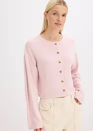Ribbstickad cardigan, bonprix