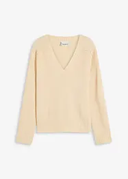 Tröja med V-ringning, bonprix