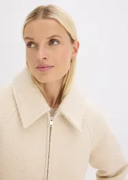 Blusjacka i mjuk bouclé, bonprix