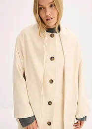 Oversizekappa med två diskreta fickor i sömmen, bonprix