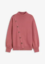 Tröja med knappslå, bonprix