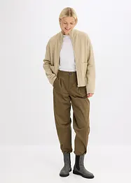 Cardigan med dragkedja, bonprix