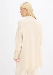 Tröja med poncholook i mjuk viskosmix, bonprix