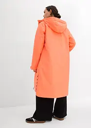 Vadderad mellanlång regnkappa, vattentät, bonprix