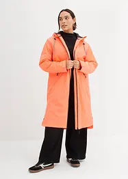 Vadderad mellanlång regnkappa, vattentät, bonprix