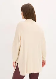 Tröja med poncholook i mjuk viskosmix, bonprix