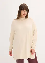 Tröja med poncholook i mjuk viskosmix, bonprix