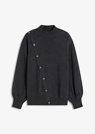 Tröja med knappslå, bonprix