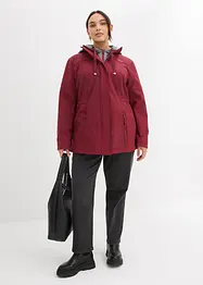 Lång vattenavvisande softshelljacka med 2-i-1-look, bonprix