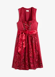 Dirndl med paljettförkläde (2 delar), bonprix