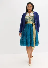 Dirndl med paljettförkläde (2 delar), bonprix