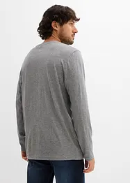Långärmad T-shirt med ekologisk bomull (2-pack), bonprix