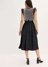 Mellanlång dirndl med sammet (2 delar), bonprix