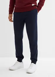 Joggingbyxa med ribbad mudd i bensluten, bonprix