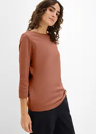 T-shirt i tjockt material av ekologisk bomull, bonprix