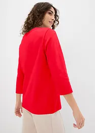 T-shirt av tjock ekologisk bomull, bonprix