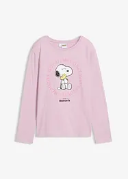 Långärmad topp med Snobben, av ren bomull, Peanuts