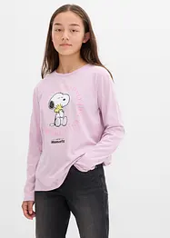 Långärmad topp med Snobben, av ren bomull, Peanuts