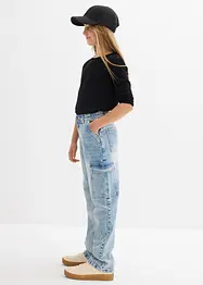 Vida cargojeans Mid Waist, bonprix