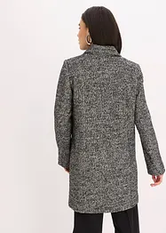 Avslappnad tunn kappa med yllelook, bonprix