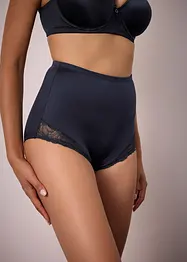 Trosa i glansigt material med medelhög formande effekt (2-pack), bonprix