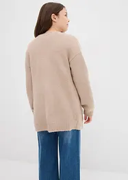 Stickad långkofta, bonprix