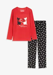 Pyjamas med sovmask, bonprix