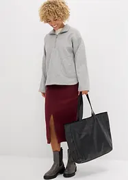 Tröja i oversizemodell med yllelook, bonprix