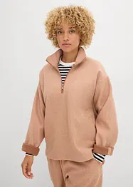 Tröja i oversizemodell med yllelook, bonprix