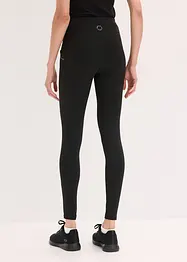 Termoleggings med reflexdetaljer och mobilficka, bonprix