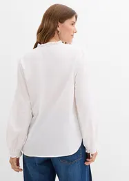 Blus i ren bomull, bonprix