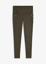 Termoleggings med reflexdetaljer och mobilficka, bonprix