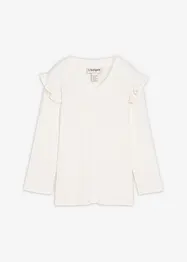 Jerseytopp av bomullsmix, bonprix