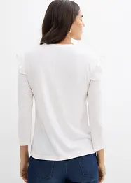 Jerseytopp av bomullsmix, bonprix