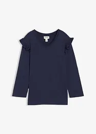 Jerseytopp av bomullsmix, bonprix