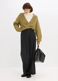 Marlenebyxa med omlottlook, bonprix