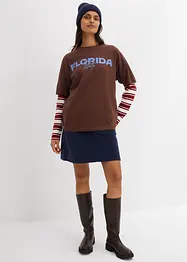 T-shirt i oversizemodell av ekologisk bomull, bonprix