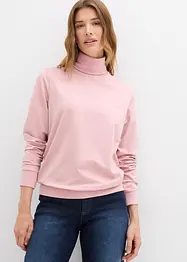 Fodrad topp med polokrage, bonprix
