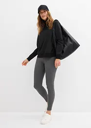 Värmande fleecetopp med polokrage, bonprix