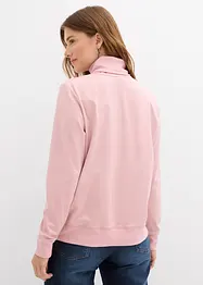 Fodrad topp med polokrage, bonprix