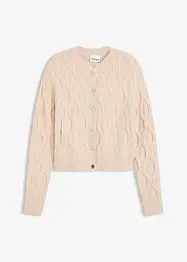 Grovstickad cardigan, bonprix