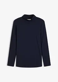 Långärmad topp i figurnära modell, bonprix