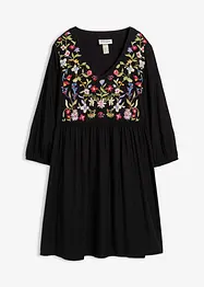 Tunikaklänning i följsam viskos, bonprix