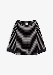 Oversized sweatshirt av ren bomull, bonprix