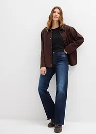 Ribbstickad termotopp, bonprix