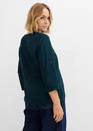 Dra på-blus i följsam viskos, bonprix