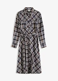 Skjortklänning i mjuk flanell, bonprix