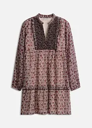 Klänning med broderi, bonprix
