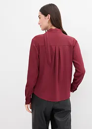 Blustopp i lätt glänsande material, bonprix